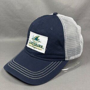 Landshark Lager Snapback Hat Navy Beer Trucker Mesh Golfer Adjustable Dad Mens